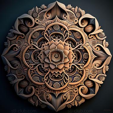 3D model Mandala Mandal (STL)